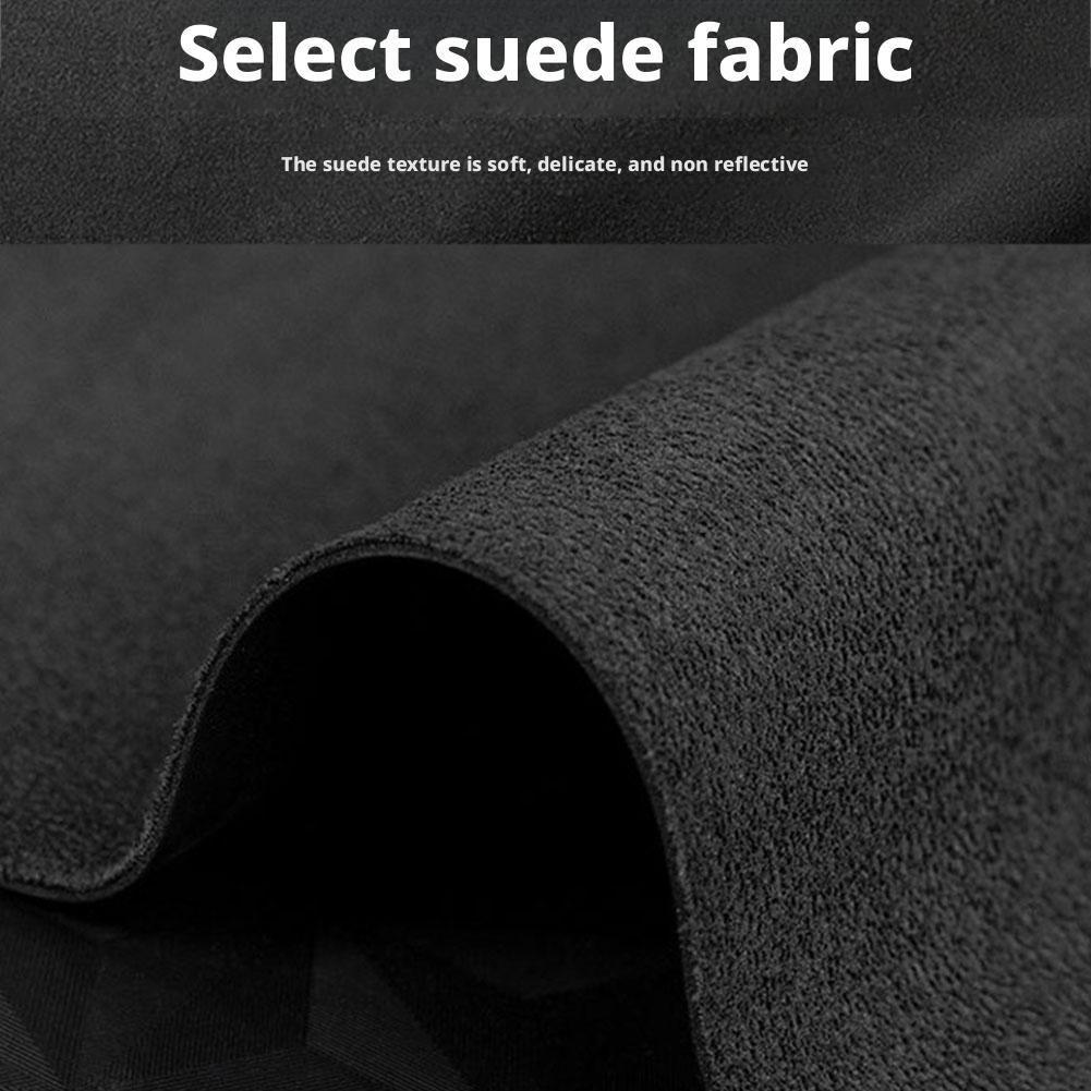 Suede Dashboard Cover Pad for Tesla Model Y Model 3 Sunshade Anti-UV Dash Mat Non-slip Decorative Pads Interior Auto Accessories
