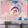 Urusei Yatsura Anime DIY Wall Tapestry Hanging Tarot Hippie Wall Rugs Dorm INS Home Decor