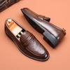 Fashion Fashion Men's Classic British Style Penny Loafers Men Casual Business Leather Shoes Mens Wedding Outdoor Driving Flats