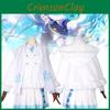 Ladies Miku Snow Cape Festivals Cosplay Decoration Costume Clothes Performance