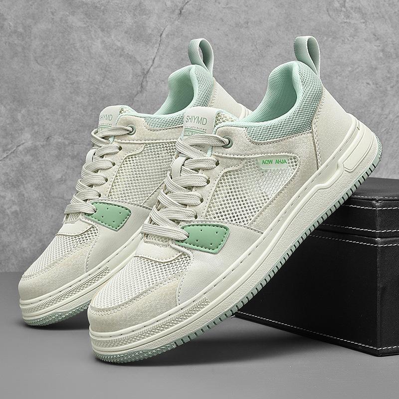 Fashion 2025 Skate Shoes Men Lightweight Mesh Board Sneakers Non Slip Breathable Shoes for Men Casual Sports Walking Comfortable Shoes