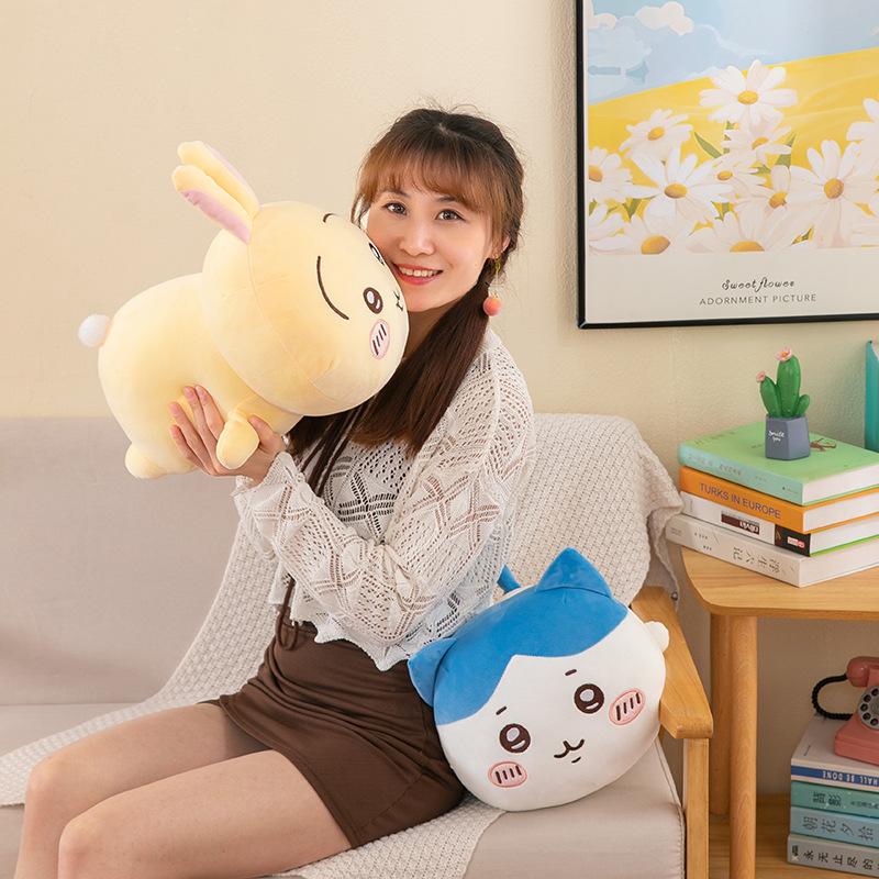 Plüschtier Hachiware Usagi Momonga Kawaii Anime Weiches Kissen Spielzeug 30cm Süßes Kaninchen Katze Hamster Geschenk Für Kinder Mädchen