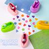 Perfurador Mini Círculo de Flor DIY Perfurador Manual Perfuradores de Relevo Máquina de Scrapbooking Perfurador de Furo para Corte de Papel Cortador Arredondador