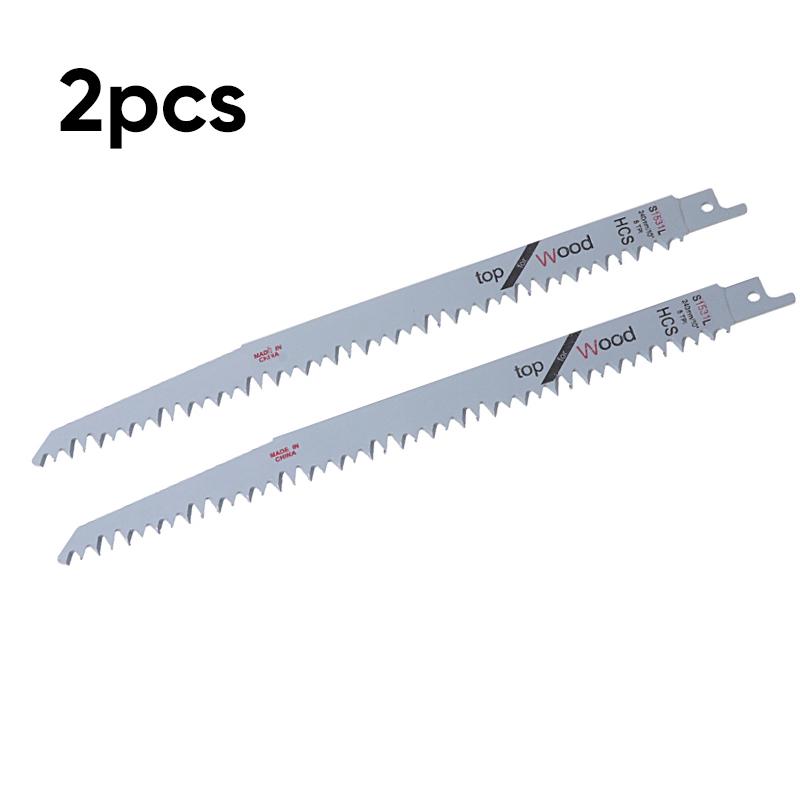2pcs S1531L Reciprocating Sabre Saw Blades 9.5" 240mm For Cutting Metal Wood
