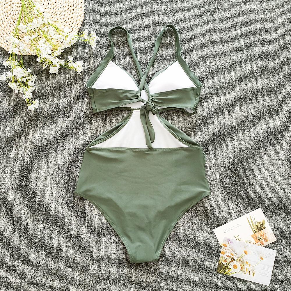 Jednodílné plavky Tankini Halter Velké velikosti Brazil Beach Push-Up plavky Body s vysokým pasem Monokiny Bikiny