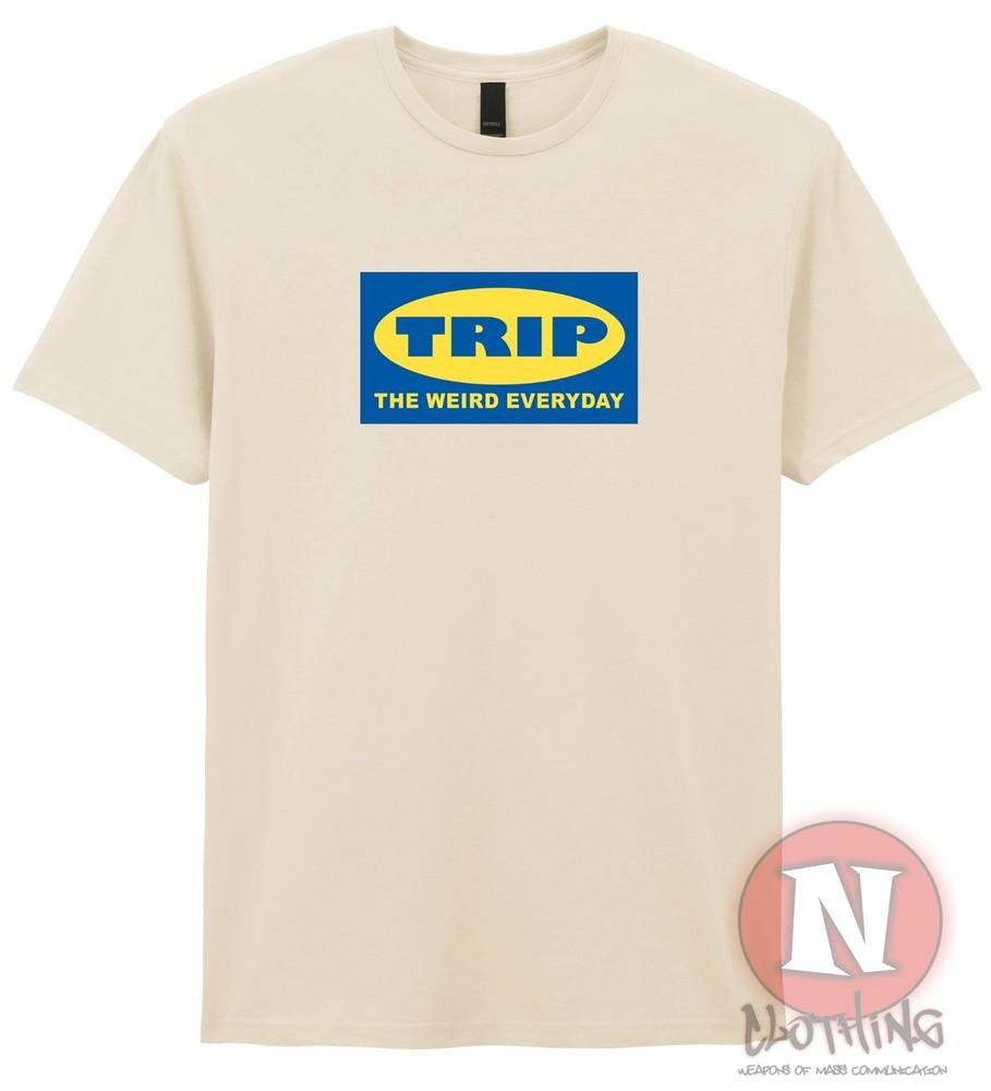 Trip TShirt The Weird Everyday Early 90s Rave Dance Music Edm Organic Heavy S