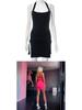 European/American Style 2026 Summer Halterneck Backless Bodycon Dress