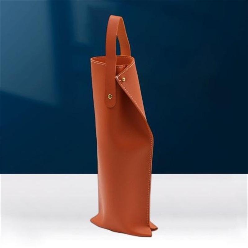 Leather Gift Box for 750ml Red Wine Bottle - Single Bottle Sleeve