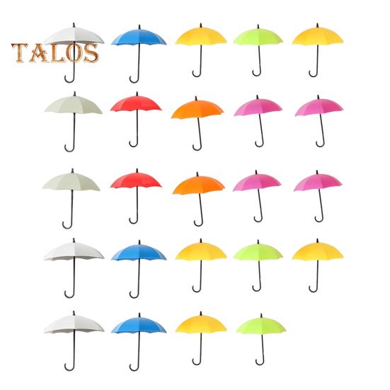 Umbrella Wall Hooks Purse Key Hangers Simple Installation Multi-Color Versatile 3D Adhesive Decorative Hanging Hooks