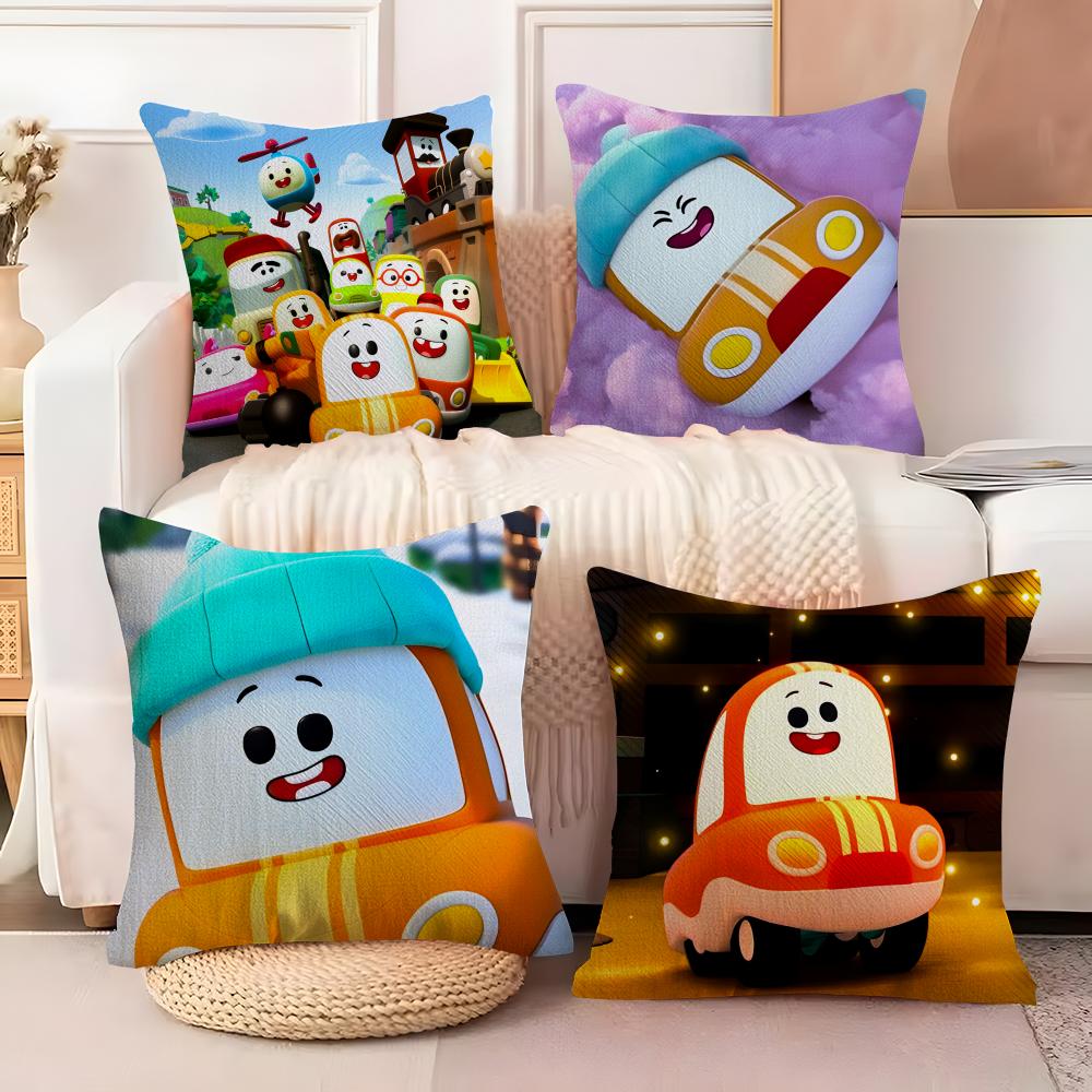 Anime Cartoon G-Go! Go! Cory Carson Pillow Case Sofa Living Room Bedroom Headboard Backrest Cushion Square Cushion