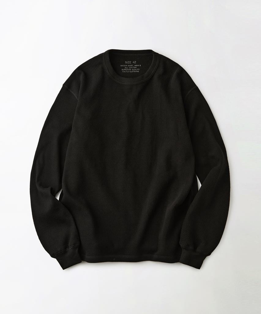 OUTSTANDING Thermal Long Sleeve Tee_Black