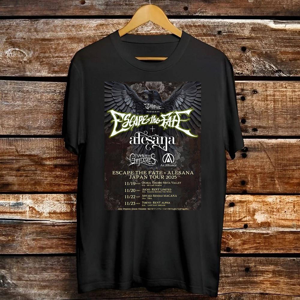 Escape the Fate Band Alesana Japan Tour T Shirt  Unisex T-Shirt M