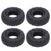 4 szt. Opony do modelu samochodu RC 1,0 cala 55x19mm Gumowe opony do samochodu RC typu crawler dla Axial SCX24 FMS FCX24 AX24