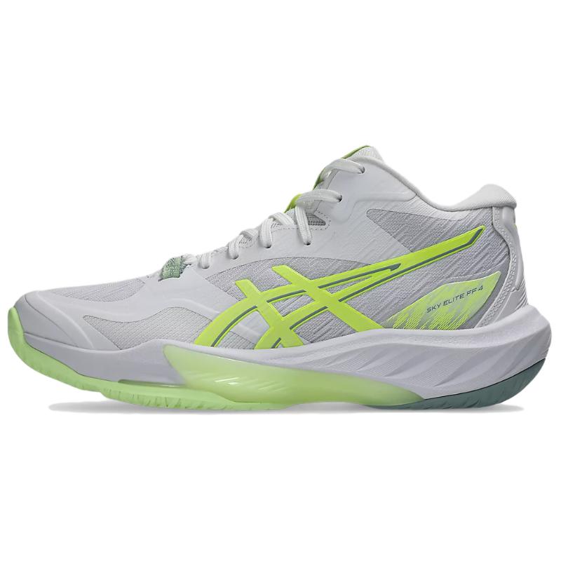ASICS SKY ELITE FF MT Volleyball Shoes Women's Mid Top White/Bright Ye