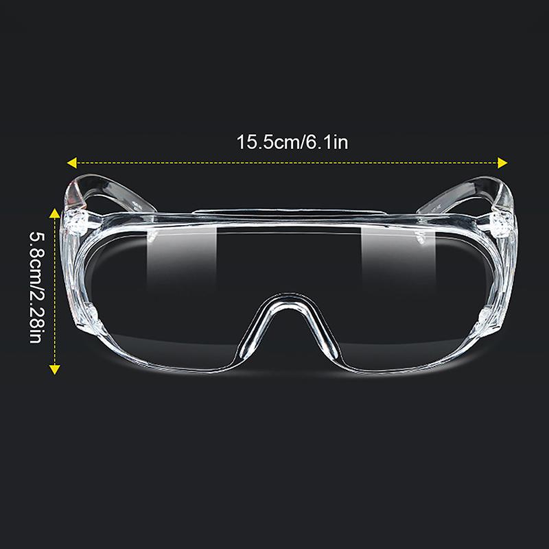 Unisex Transparent Fog&Uv Resistant Safety Glasses Goggle Manicure Lab Protective Eye Wear Lens Workplace Anti-Dust Glasses