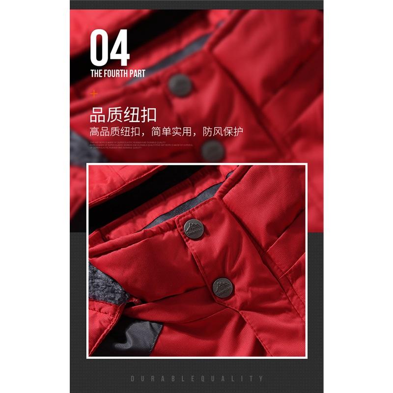 Winter Plus Velvet Mountain Jackets Mens Hiking Jackets Outdoor Removable Hooded Coats Ski Snowboard Parka Winter Outwear 9XL