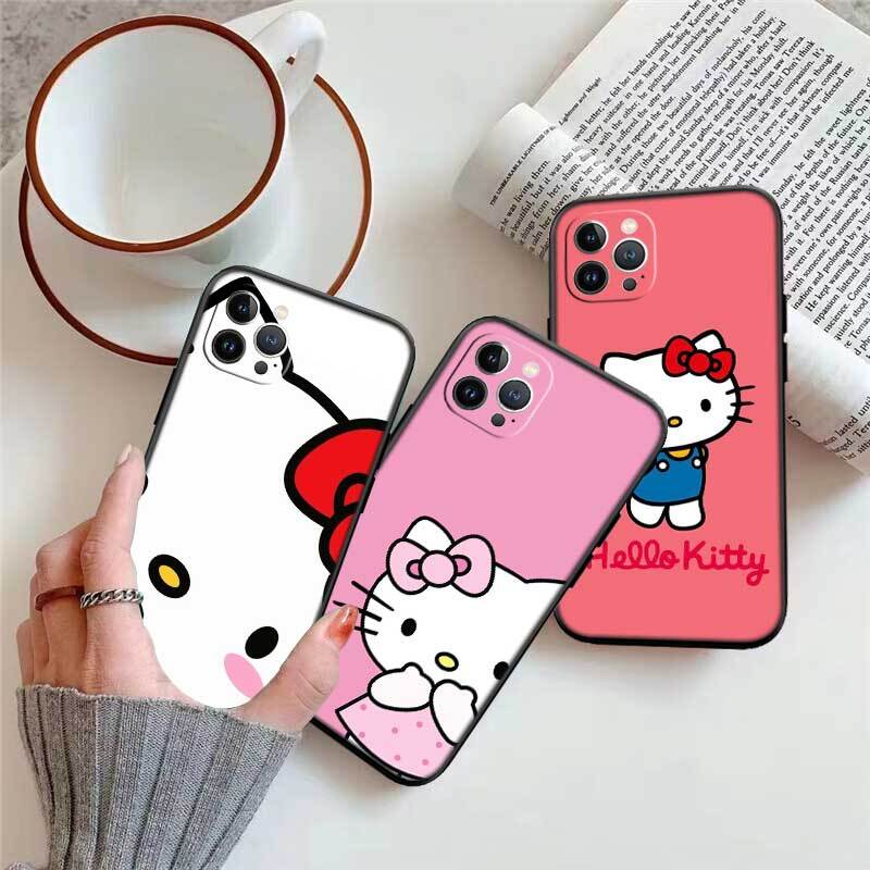 New Hello Kitty Case for Samsung Note 20 10 S25 Plus Ultra Lite FE M20 M21 M30 M31 M51 A11 A26 A51 A52 A53 A56 A70 A71 A72 A73