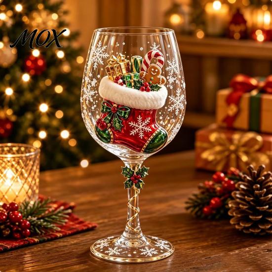 Küsten-Wohnkultur Meeresleben Weinglas, 3D Ozean-Thema Borosilikatglasbecher, Künstlerische Kreatur Einzigartiger Kelch für Cocktails Und Raffinierten Eiskaffee