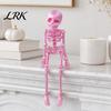 Spooky Fridge Magnet 3D Printed Skeleton Refrigerator Magnet, Poseable Figurine with Movable Joint Joints, Halloween Gothic Decoration