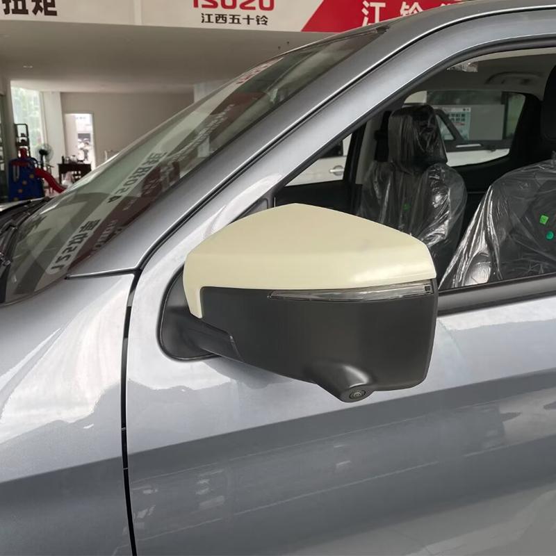 Car Decoration Door Mirror Cover For ISUZUD-MAX Car Rearview Accessories Matte Black Carbon Fiber