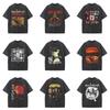 Washed Vintage Rock Band Alice In Chains Dirt Graphic T-shirt Men Women Gothic Punk Oversized T Shirts Male Pure Cotton T-shirts