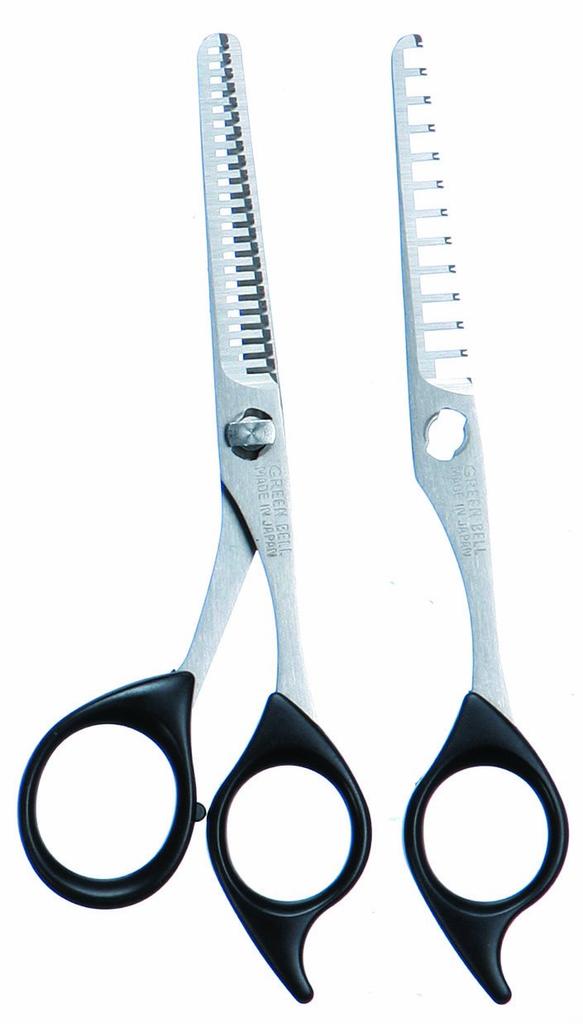 GREEN BELL Master Craftsmanship Green Bell Stainless Steel Thinning Scissors Shaggy Scissors & G-5013