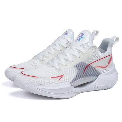 Basketball Shoes Men's 2025 New Mesh Breathable Sports Shoes Sports Students Lightweight Shock-absorbing Running Tide Shoes