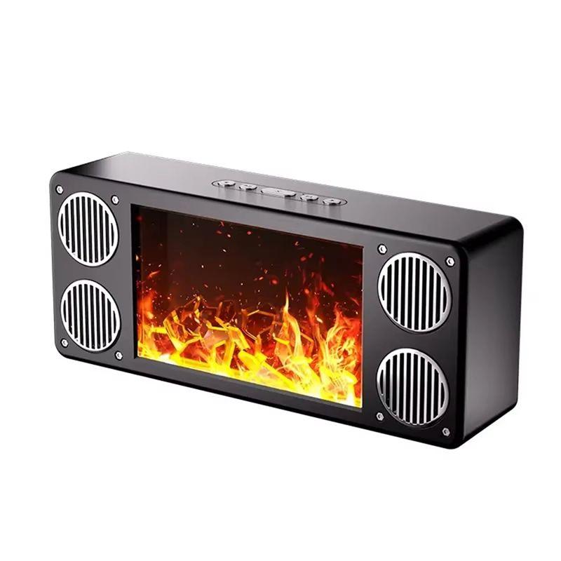 

ABUO-Panoramic 360° Stereo Surround Bluetooth Speaker Bluetooth Speaker Bluetooth Speaker Support TF USB AUX Play чорний