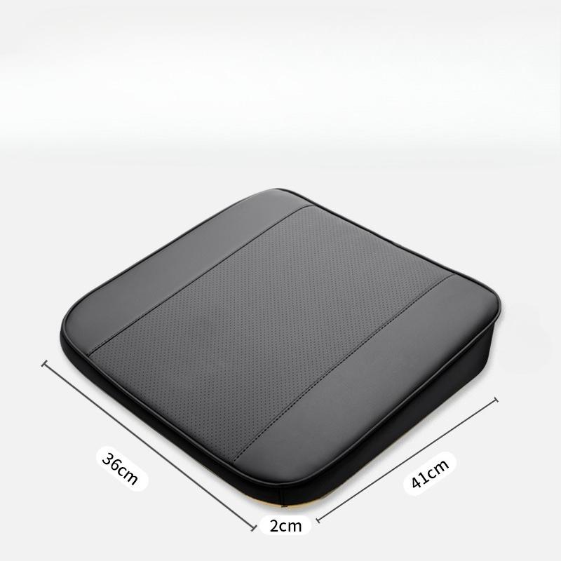 6 8CM Schräges Autositzkissen; Sitzhöhenverstellung für den Fahrersitz; Atmungsaktives, rutschfestes Sitzkissen für Fahrpraxis und Führerscheinprüfung 8cm schwarz