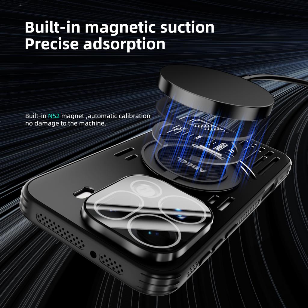 Genuine Aluminum Case For OPPO Find X9 Pro Ultra Magnetic Stand Holder Hollow Heat Dissipation Phone Cover For Find X9 Ultra