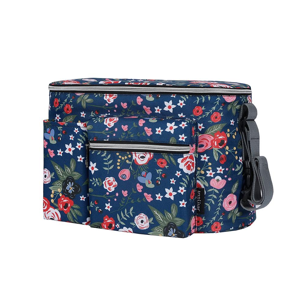 Insular Mummy Bag Stroller Hanging Bag Diaper Bag Multifunctional Large Capacity Portable Milk Bottle Storage Portable
