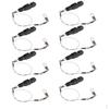 8pcs Release Clips with Leader and Snaps for Outdoor Fishing Accessories