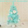 45cm Artificial Christmas Tree Pink Classic Xmas Pine Tree With Plastic Stand Artificial Christmas Decoration Accessories Gift