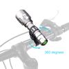 360, Rotation   Hdlight Holder flashlight bike mount Degree holder for dirt Flashlight Rack