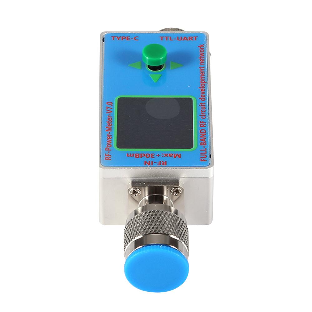 V7.0 RF Power Meter 10Ghz RF Power Meter Set 30Dbm Max Input Power Meter Tester N-Type Connector USB-C Port RF Power Measurement