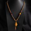 Tibetan Ethnic Sweater Chain Zen Bodhi Necklace: Unisex Retro Scenic Accessory