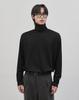 WORK ON BODY OFF Rested Semi-Overfit Turtleneck Knit [Black]
