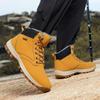 Winter Warm Men Boots New Casual Comfortable Durable Men Hiking Shoes Outdoor Big Size Leather Non-Slip Male High Top Snow Boots