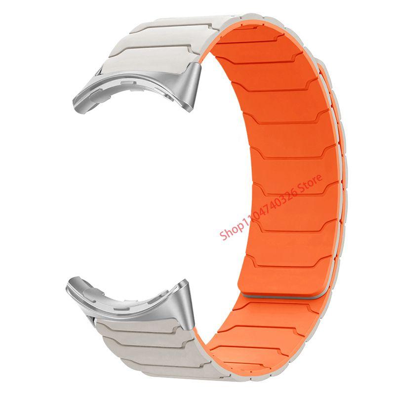 

Для Google Pixel Watch 3 45мм 41мм Магнитный силиконовый сменный ремешок Correa Для Google Pixel Watch 2 1 Спортивный браслет For Pixel Watch 2 1