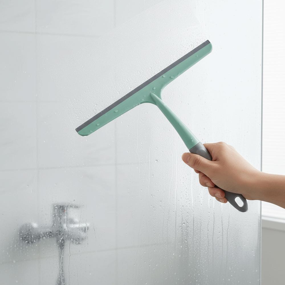 Streak-Free Silicone Scraper Silicone Glass Dewatering Tool Shower Window Squeegee  Mirror Cleaning