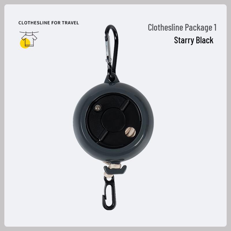 

Retractable 10m Hand-Crank Clothesline for Travel: No-Drill, Lightweight, Invisible Drying Rope for Hotels & Outdoor Use