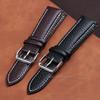New Leather Watch Strap 18mm 20mm 2mm for Samsung Watch4/5/6/7 40mm 44mm Classic  Replacement Bracelet Lizard Pattern Wristband