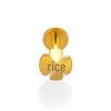 Titanium Zirconium Flat End Bar Ear & Lip Stud Piercing Jewelry