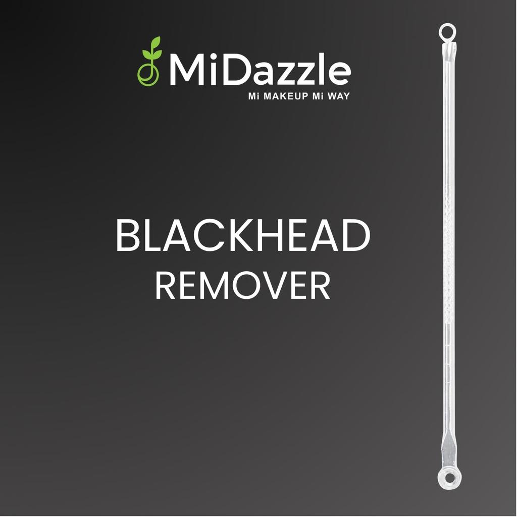 Midazzle Round Blackhead & Whitehead Remover Tool, Stainless Steel Pimple & Acne Extractor Tool for Clean Pores & Clear Skin | Face Care Tool for