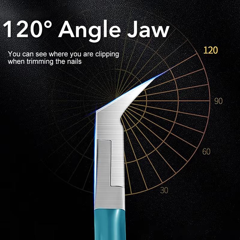 1Pc Professional Toenail Clippers For Thick Ingrown Nails Wide Opening Non-Slip Long Handle Toenail nail clipper tools