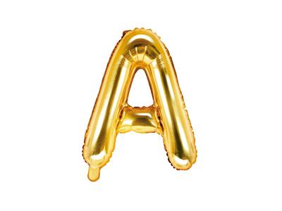 Gold Foil Balloon Letter "A" 35 Cm