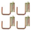 J Hook Hanger X Track J Hook E Track Rail 4pcs E Track J Hook Accessories