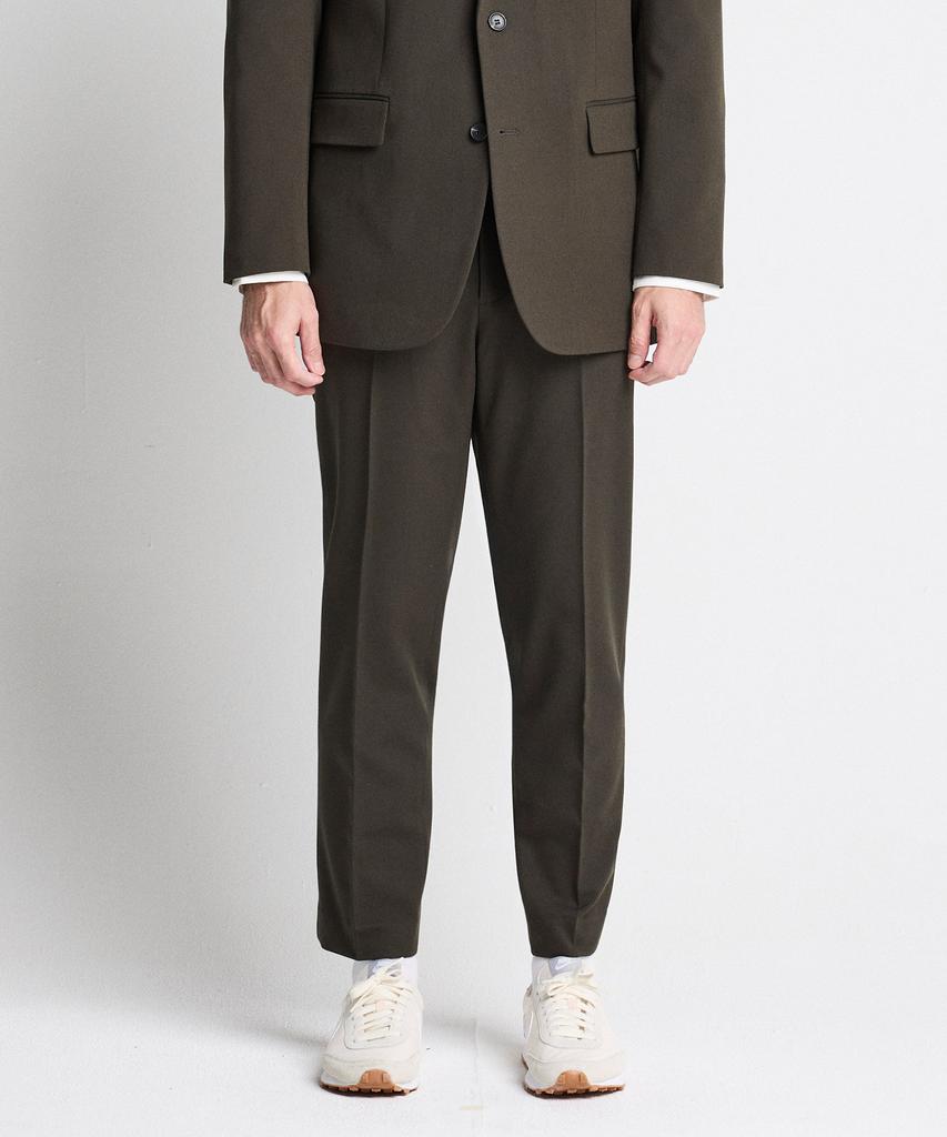 STCO Wool Touch Four-Way Stretch Slacks_Khaki (Tapered Fit)_Sepud73Tsk
