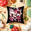 TV Show HHazbin hHotelS Pillow Case Plush Fabric Soft DoubleSided Printed Sofa Warm Winter Home Gift Cushion Cover