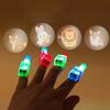 10pcs Cartoon Patterns Finger Toys High Brightness LED Finger Light High Quality Finger Projector